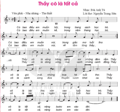 Thầy Cô Là Tất Cả Lớp 6