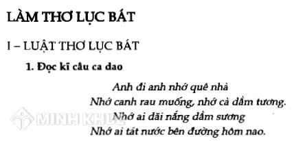 Thế nào là thơ Lục Bát?