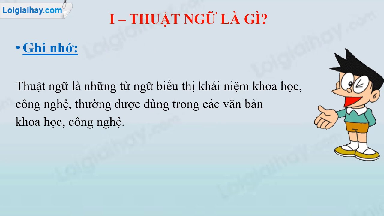 Thế nào là thuật ngữ?