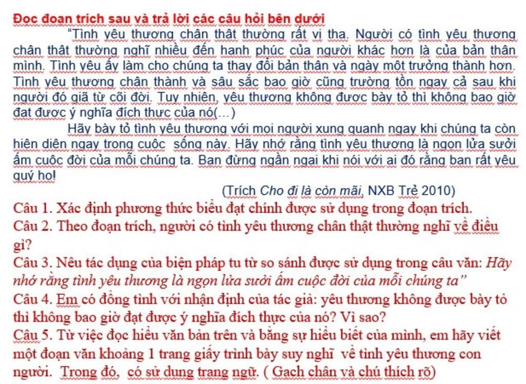 Để Yêu Thương Những Người Mà Ta Quý Mến Thì Bản Thân Cần Phải Làm Gì?