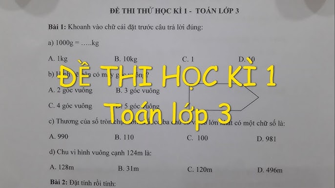 Thi Thử Online Lớp 3: Luyện Tập Hiệu Quả, Nâng Cao Kiến Thức