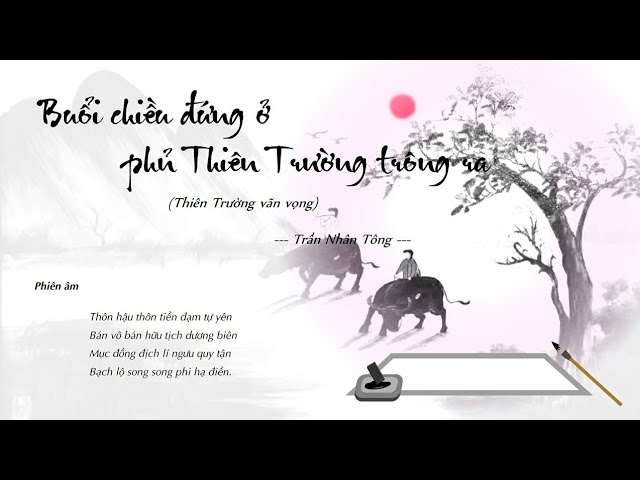 Thiên Trường Vãn Vọng Lớp 8: Phân tích chi tiết và hướng dẫn làm bài