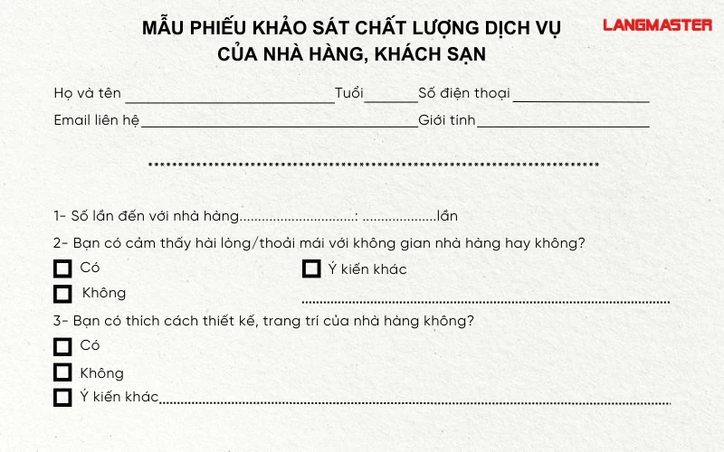 Khảo sát chất lượng: Hướng dẫn thực hiện và phân tích kết quả hiệu quả Gallery 1