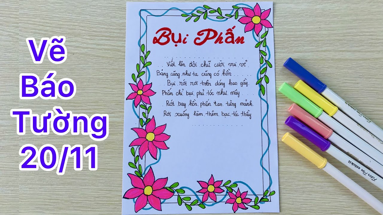 Viết Báo Tường 20/11: Hướng Dẫn Chi Tiết, Ý Tưởng Hay & Mẫu Đẹp Gallery 2
