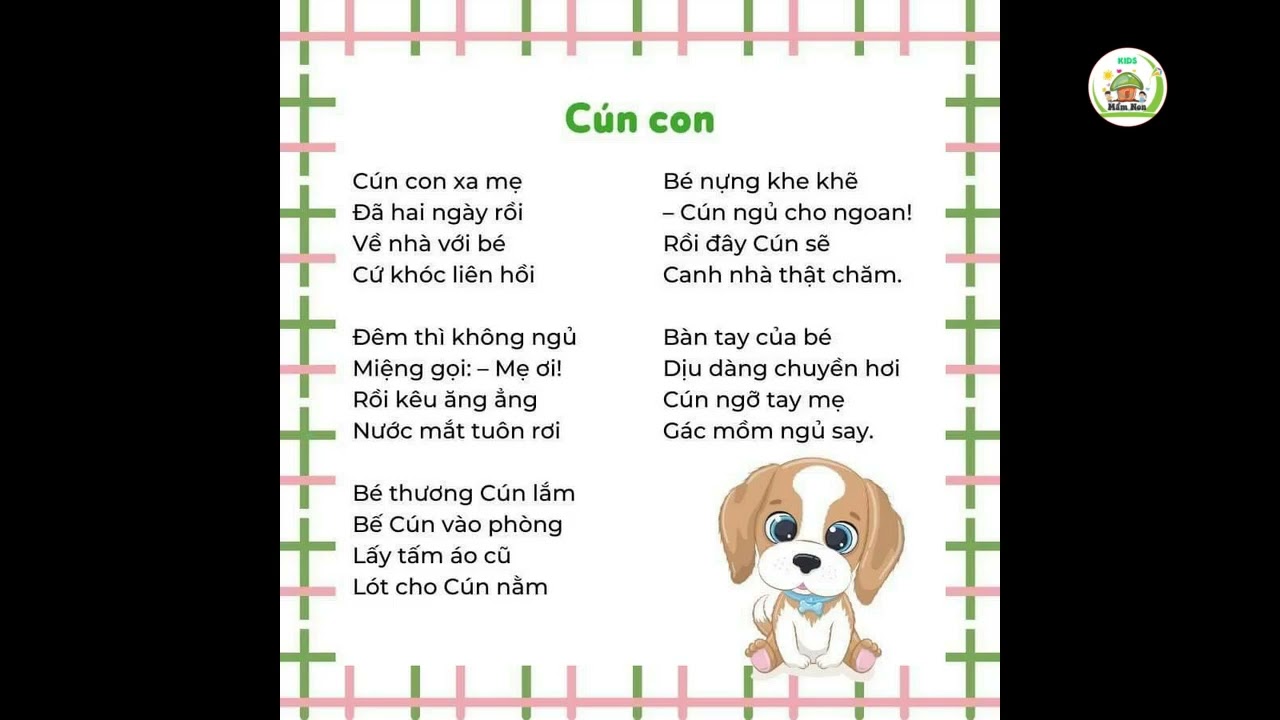 Vì Sao Cún Con Phải Xa Mẹ Trong Bài Thơ Cún Con? Gallery 2