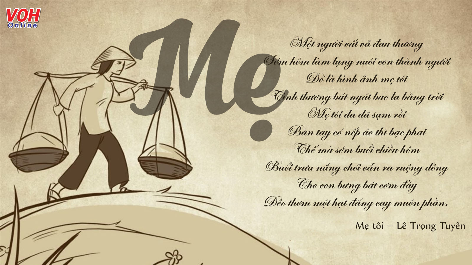 Thơ 6 chữ về mẹ - Tình mẫu tử thiêng liêng