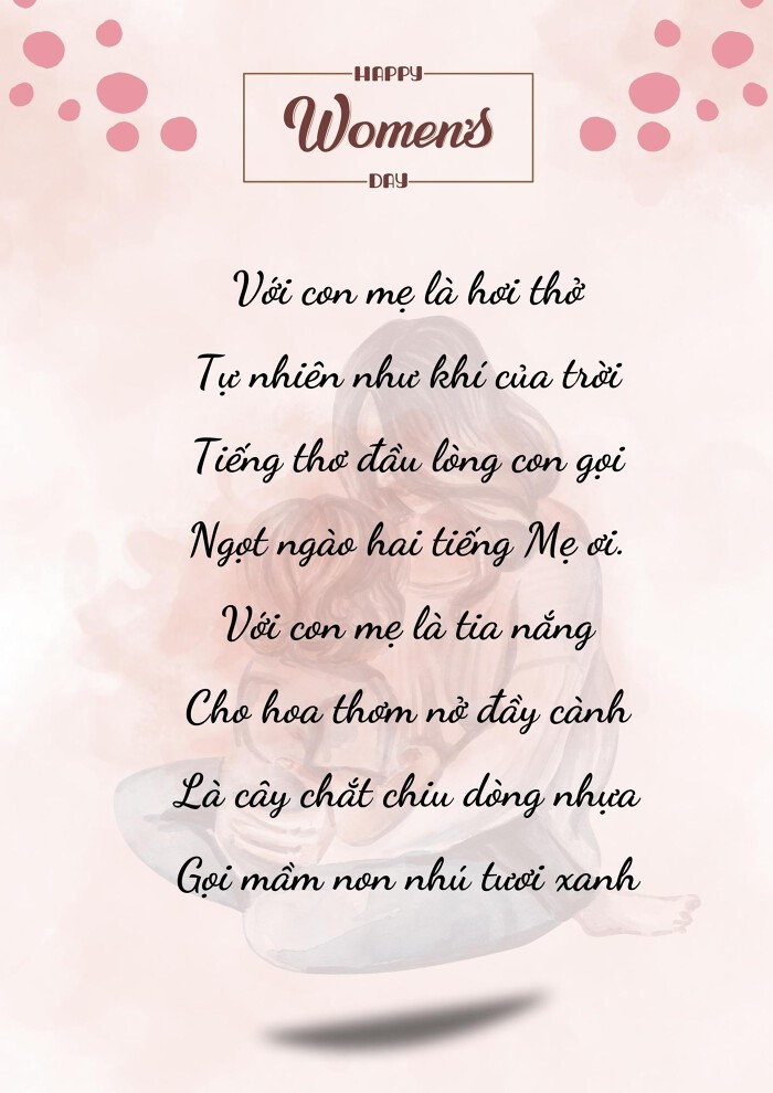 Thơ 8/3: Tuyển tập những bài thơ hay nhất dành tặng phái đẹp