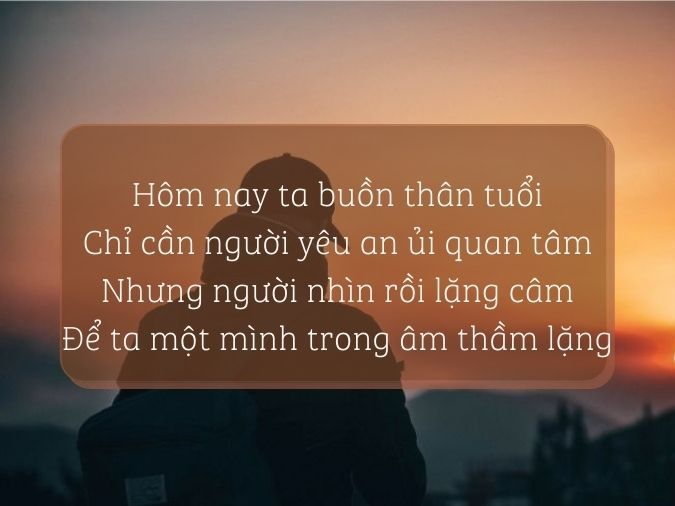 Thơ Buồn Tâm Trạng Một Mình: Những Giọt Lệ Cô Đơn Gallery 2