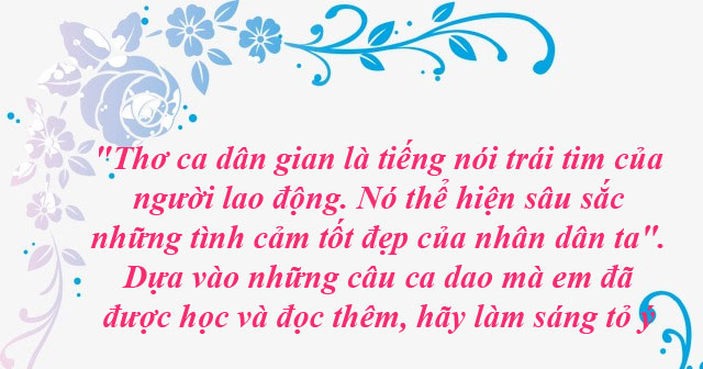 Thơ Ca Dân Gian Là Gì?