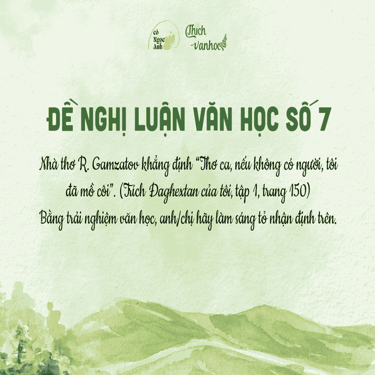 Thơ ca nếu không có người tôi đã mồ côi