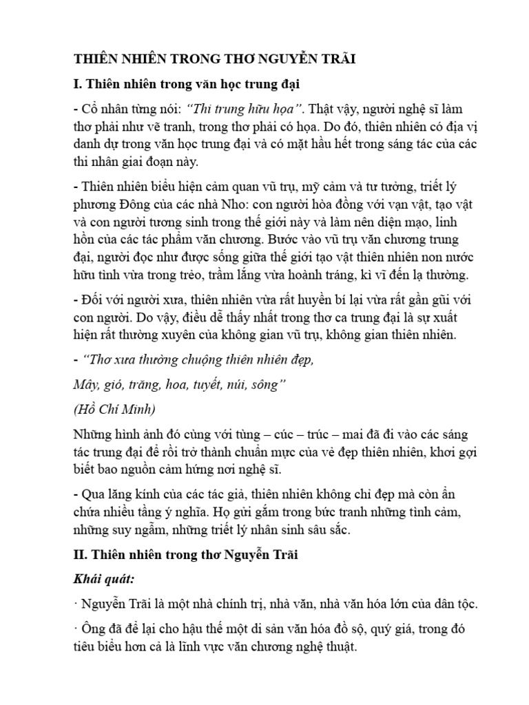 Dẫn Chứng Về Tình Yêu Thiên Nhiên Gallery 1