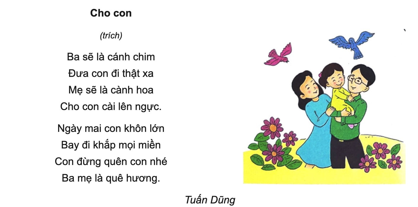 Thơ Cho Con: Những Lời Yêu Thương Từ Trái Tim Cha Mẹ
