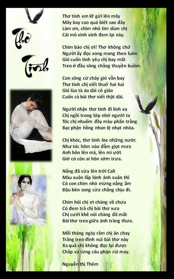 Thơ Chữ Tình: Những vần thơ say đắm lòng người