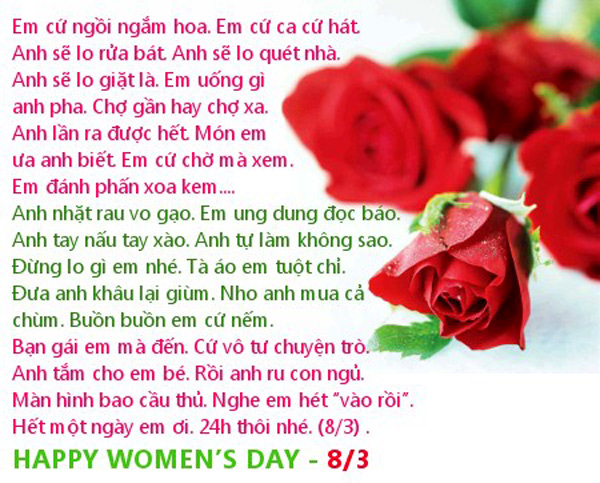 Thơ Hài 8/3: Tuyệt Chiêu Làm Vui Lòng Phái Đẹp