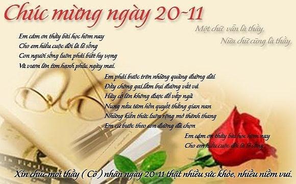 Thơ Hay Về Ngày 20/11 - Lời Tri Ân Thầy Cô Gallery 2