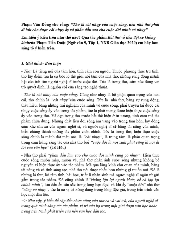 Thơ là cái nhụy của cuộc sống