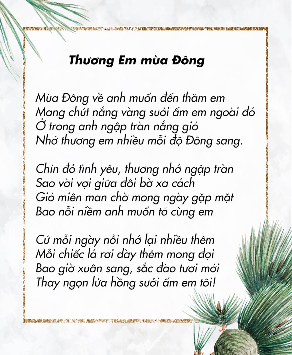 Thơ Mùa Đông: Tuyệt Tác Về Lạnh Giá Và Sắc Đẹp