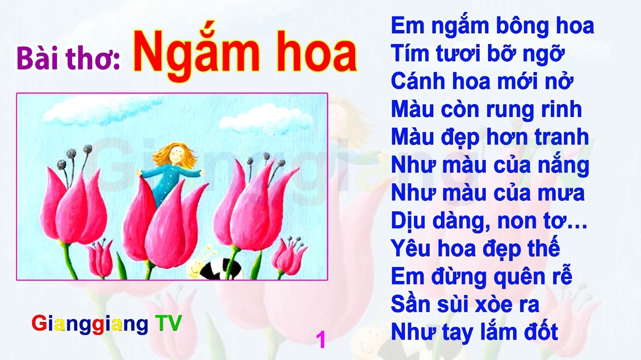 Thơ Ngắm Hoa - Tuyển Tập Thơ Hay Về Hoa
