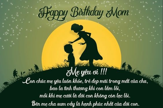Thơ Ngắn Chúc Mừng Sinh Nhật Mẹ