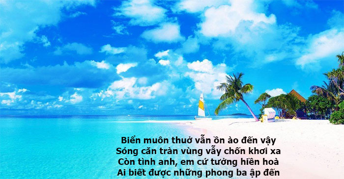 Thơ Ngắn Về Biển Và Em