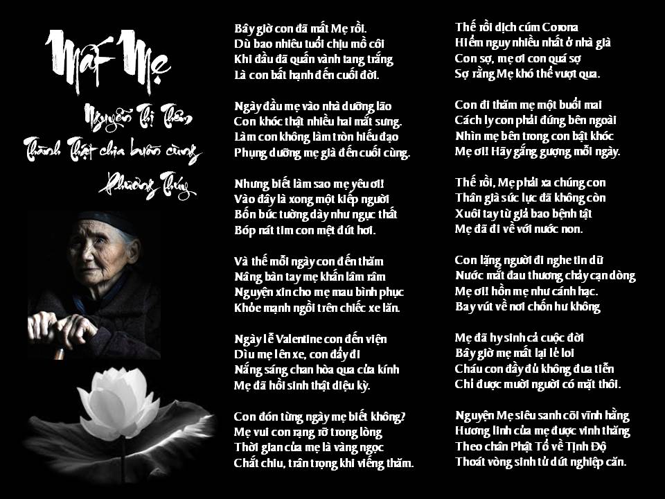 Thơ Ngắn Về Mẹ Đã Mất - Nỗi Nhớ Vô Cùng
