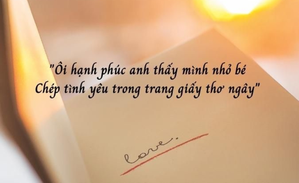 Thơ Ngắn Về Tình Yêu Hạnh Phúc