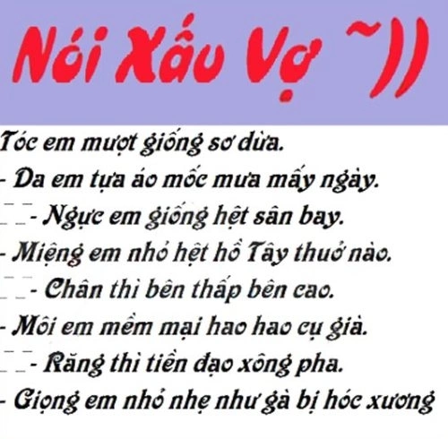 Thơ Nói Xấu Vợ - Tuyệt Chiêu Giải Tỏa Căng Thẳng (Nhưng Hãy Thận Trọng!)