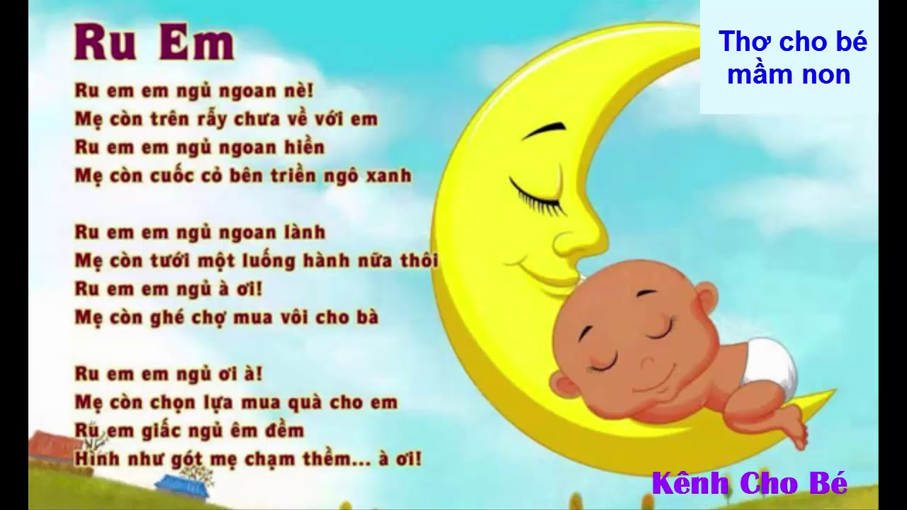 Thơ Ru Ngủ Hay Nhất Cho Bé Yêu Ngủ Ngon Giấc