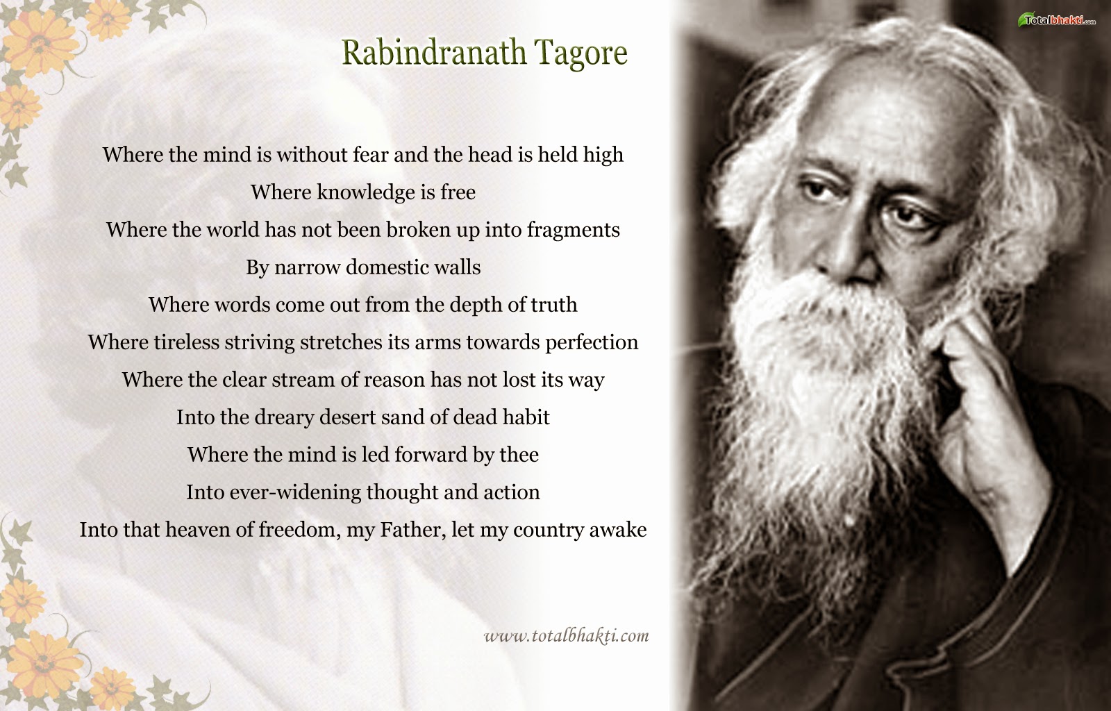 Thơ Tagore về Tình Yêu: Khám phá vẻ đẹp tâm hồn và triết lý tình yêu sâu sắc