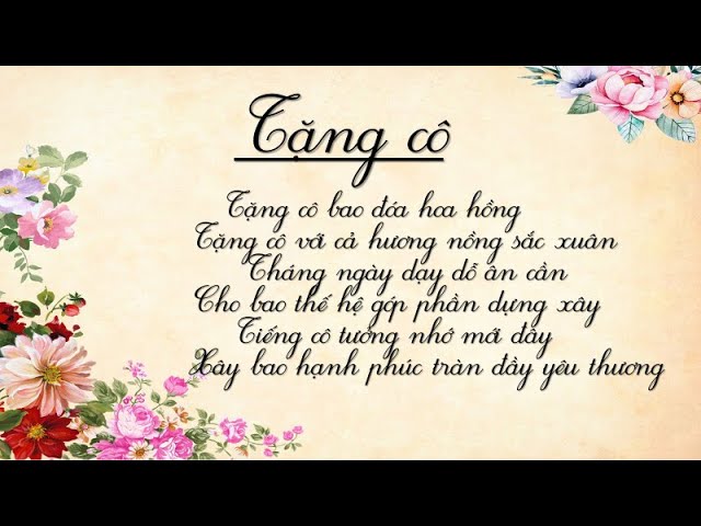 Thơ tặng cô 20 tháng 11: Lời tri ân gửi đến người lái đò