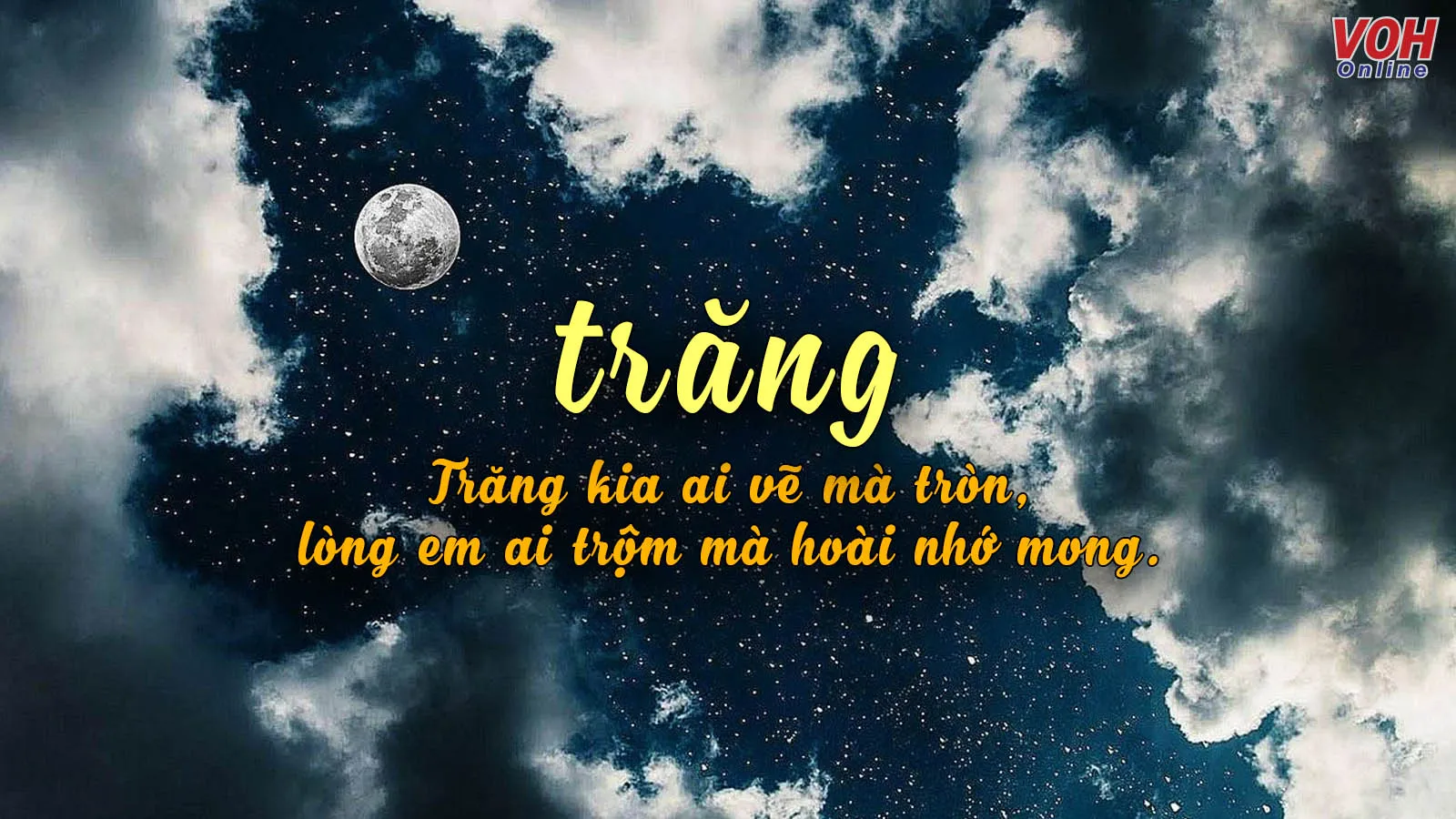 Thơ thả thính về trăng - Gợi ý hay nhất dành cho bạn