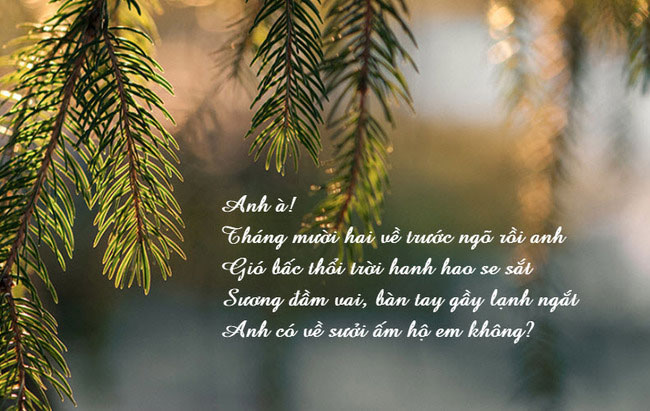Thơ Tình Mùa Đông Ngắn