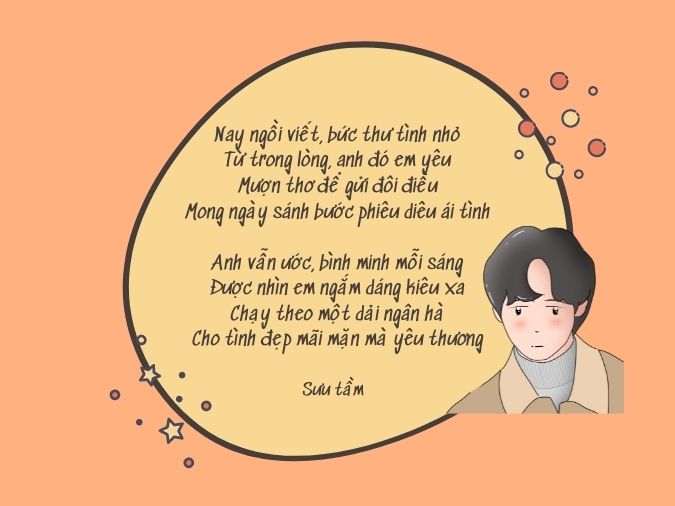 Thơ Tỏ Tình Ngắn Gọn, Ngọt Ngào, Lãng Mạn