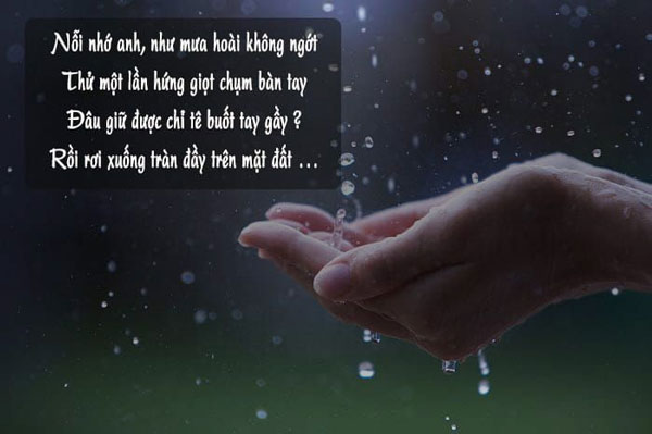Thơ Trời Mưa Buồn