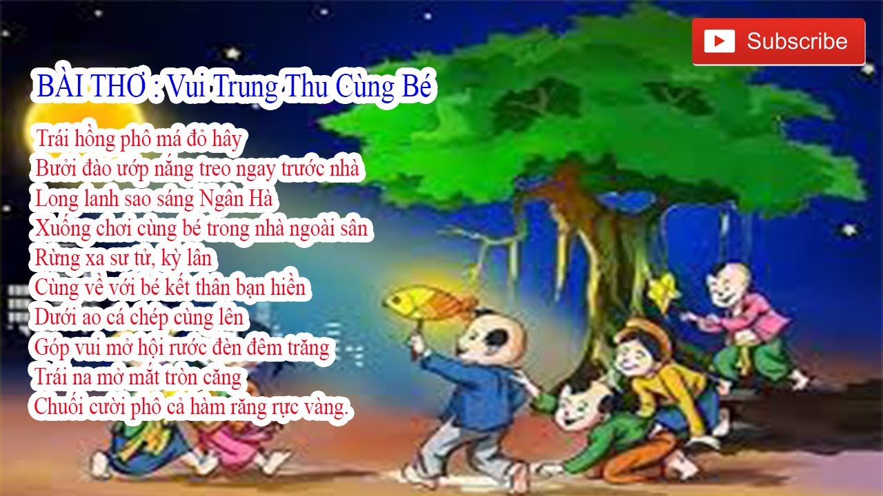 Thơ Trung Thu Mầm Non Hay Và Ý Nghĩa Nhất