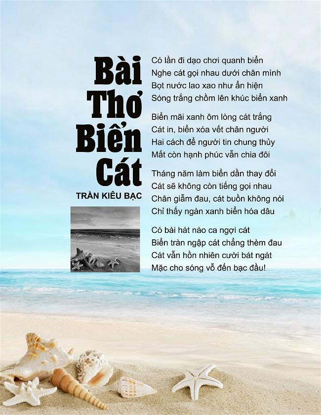 Thơ về Biển Xanh, Cát Trắng, Nắng Vàng