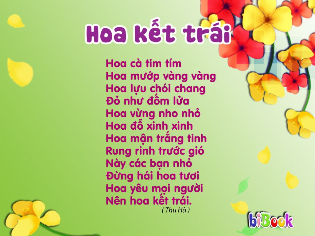 Thơ về các loài hoa