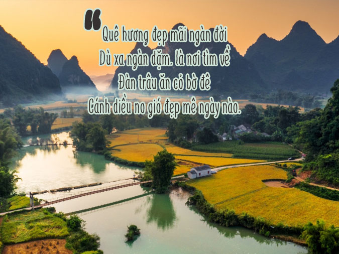 Thơ về Cảnh Đẹp Quê Hương - Những Vần Thơ Xúc Động