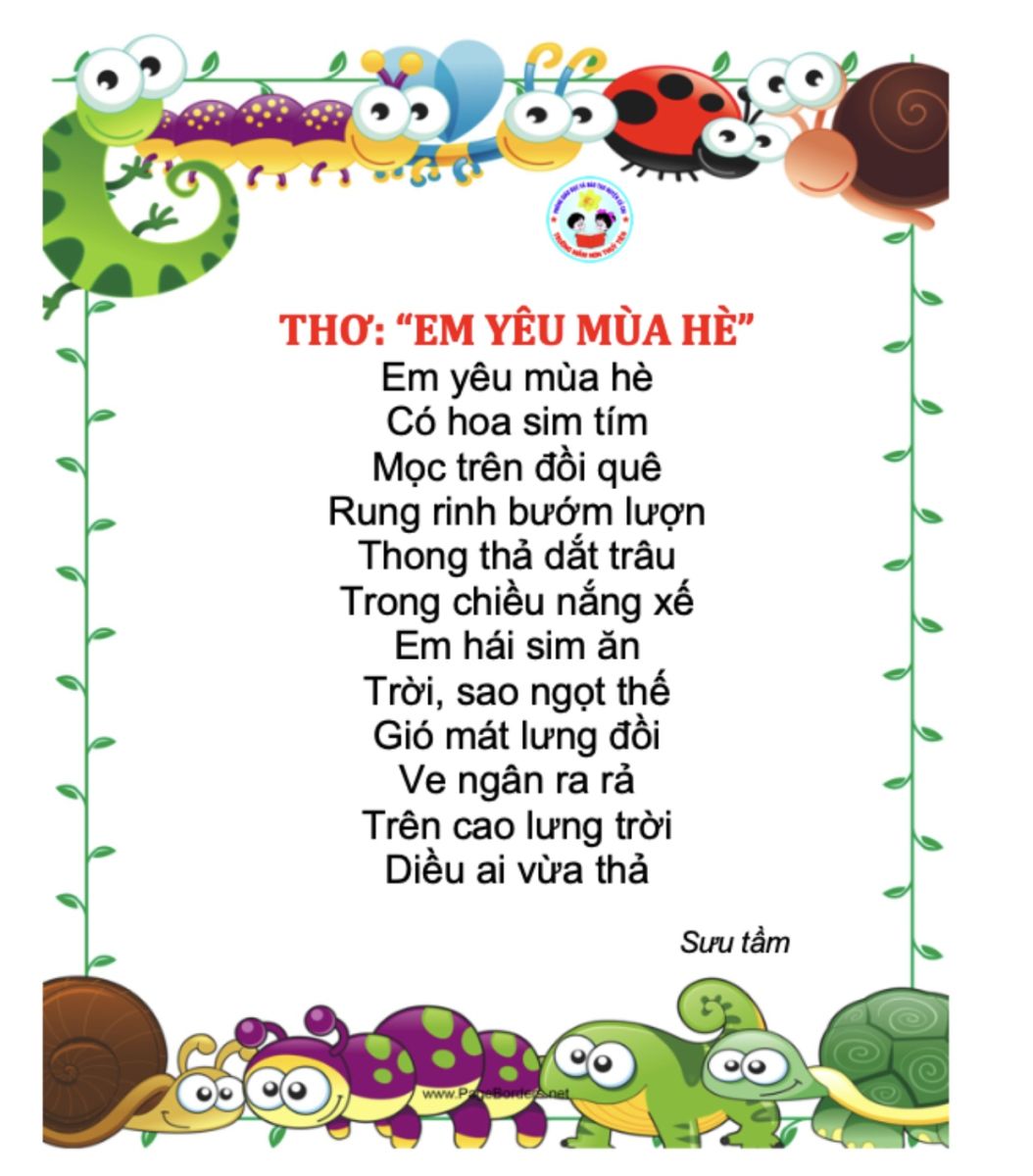Thơ Về Mùa Hè - Tuyển Tập Thơ Hay Về Mùa Hè Rực Rỡ