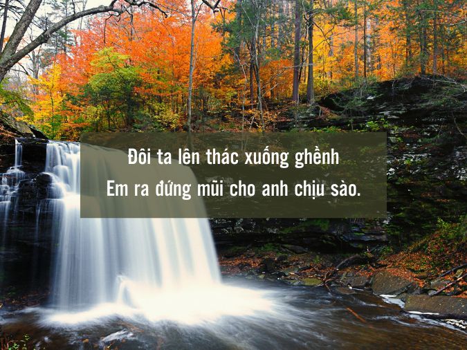 Thơ về Thác Nước và Tình Yêu: Sự mãnh liệt và dịu dàng
