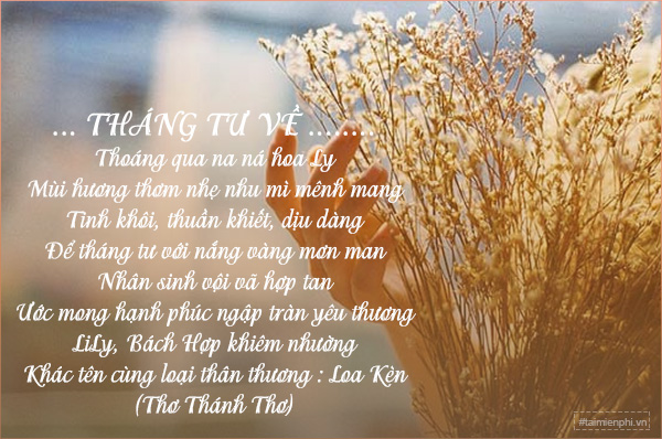 Thơ về tháng Tư - Mùa Xuân và Kỷ Niệm Gallery 2