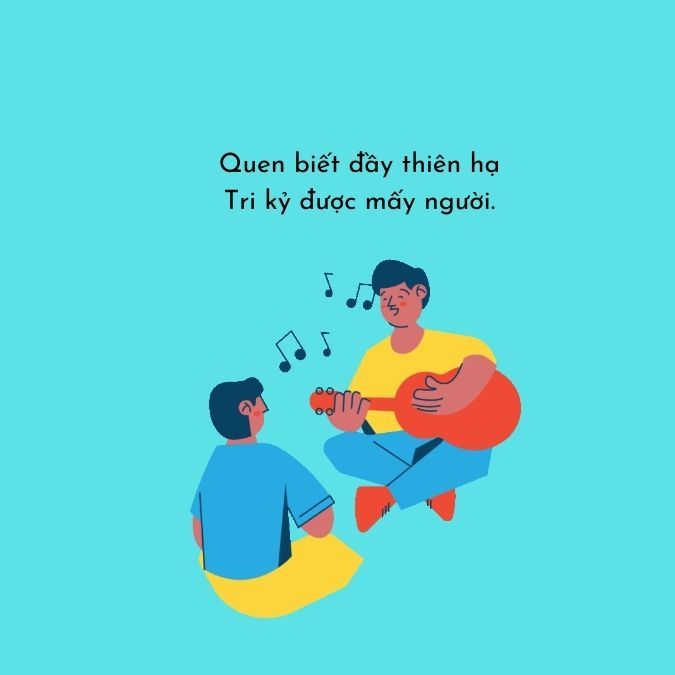 Thơ về tình bạn 2 câu
