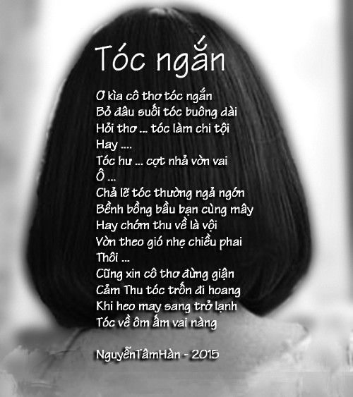 Thơ về Tóc Ngắn:  Sự Ngắn Gọn, Tinh Nghịch và Quyến Rũ
