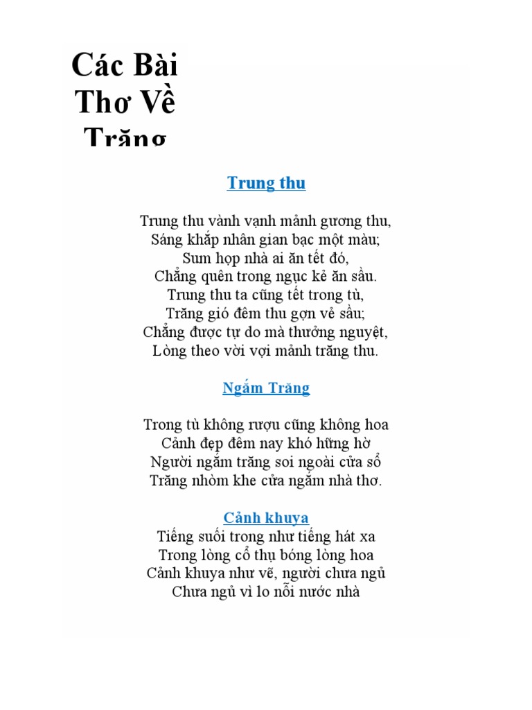Thơ về trăng của Bác Hồ: vẻ đẹp thi ca và tấm lòng người