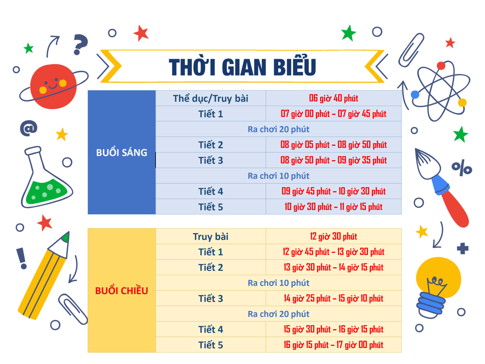 Thời gian biểu của học sinh Trung Quốc Gallery 2