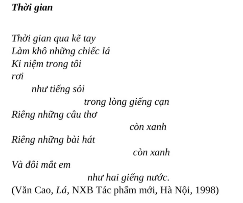 Thời Gian Qua Kẽ Tay Làm Khô Những Chiếc Lá Gallery 1