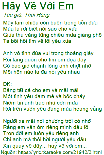 Hãy Về Với Em Gallery 1