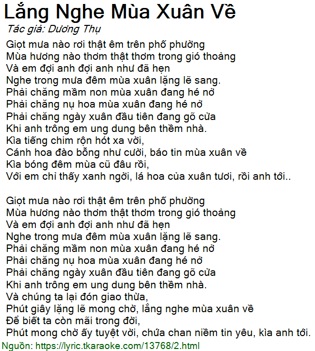 Lắng Nghe Mùa Xuân Về Gallery 1