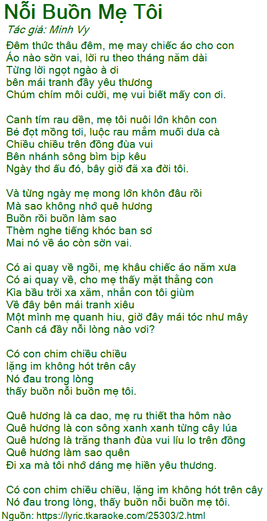 Nỗi Buồn Mẹ Tôi - Hoài Lâm Gallery 2