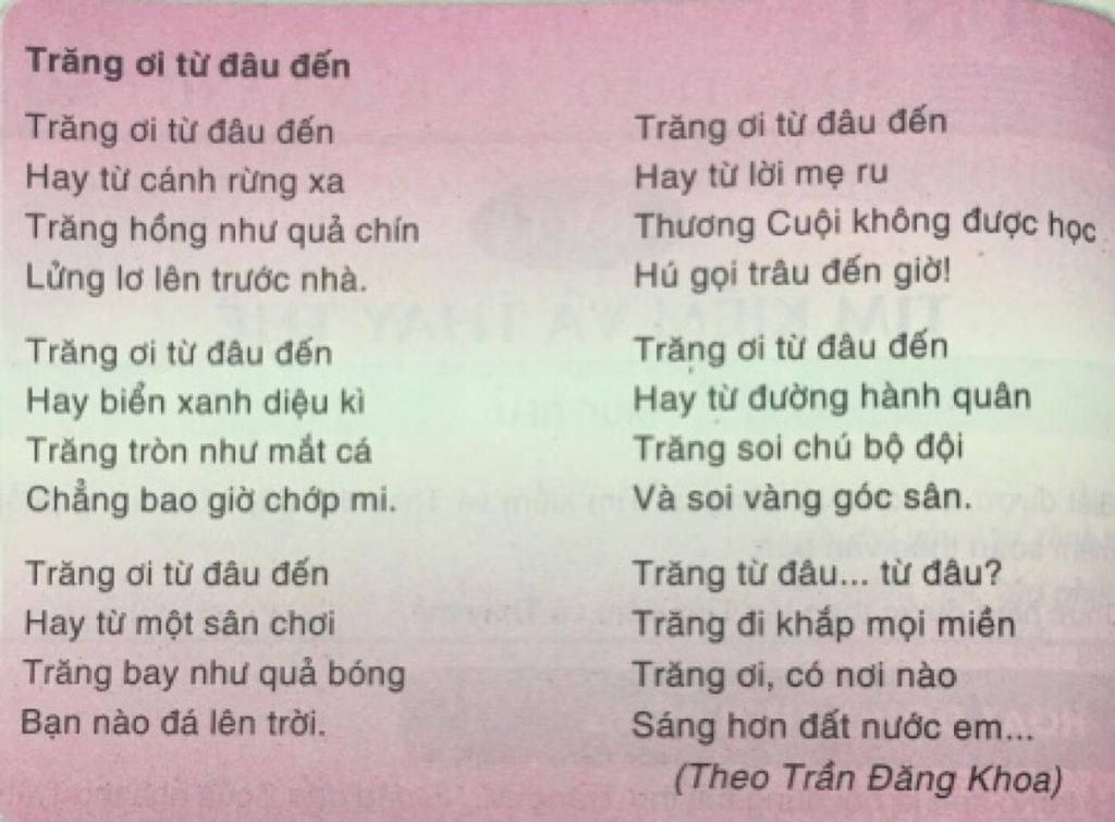 Cảm nhận về bài thơ Trăng ơi từ đâu đến Gallery 2